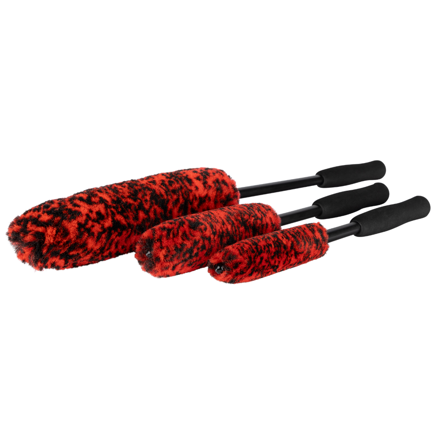 Wheel Woolies Combo set de perii moi pentru jante