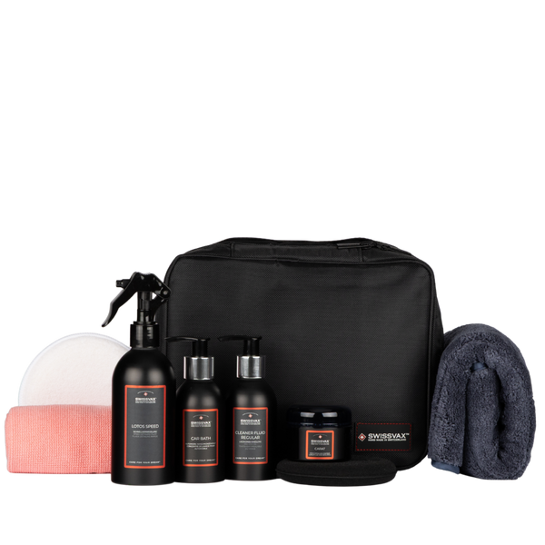Discovery Kit incl. cera carnauba – kit de inicio compacto para cuidado del coche